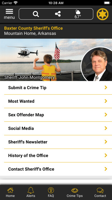 Emulate iPhone app Baxter County Sheriff Arkansas using MyAndroid Emulate iPhone app Baxter County Sheriff Arkansas using MyAndroid
