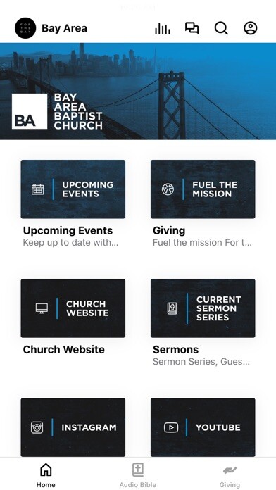 Emulate iPhone app Bay Area Baptist Church using MyAndroid Emulate iPhone app Bay Area Baptist Church using MyAndroid