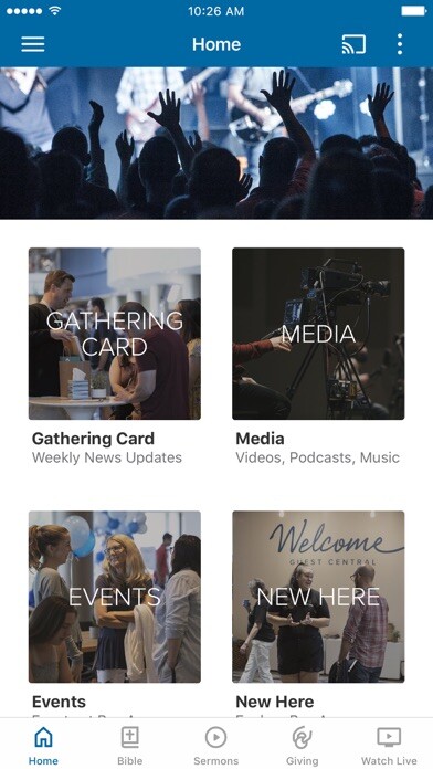 Emulate iPhone app Bay Area Community Church using MyAndroid Emulate iPhone app Bay Area Community Church using MyAndroid