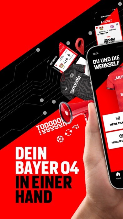 Emulate iPhone app Bayer 04 Leverkusen using MyAndroid