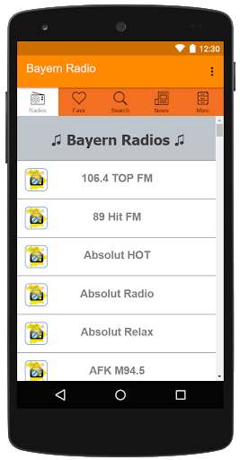 Run android online APK Bayern All Music, Radio & News from MyAndroid or emulate Bayern All Music, Radio & News using MyAndroid