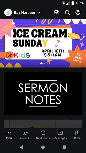Emulate iPhone app Bay Harbour Church using MyAndroid Emulate iPhone app Bay Harbour Church using MyAndroid