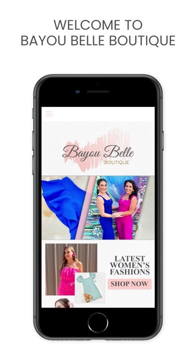Emulate iPhone app Bayou Belle Boutique using MyAndroid