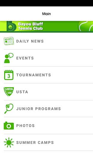 Run android online APK Bayou Bluff Tennis Club from MyAndroid or emulate Bayou Bluff Tennis Club using MyAndroid
