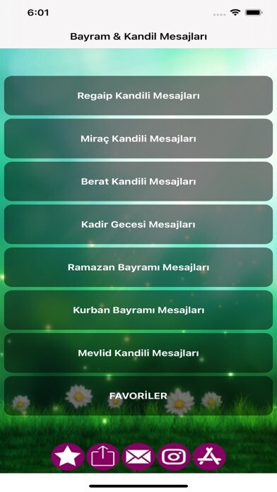 Emulate iPhone app Bayram & Kandil Mesajları using MyAndroid Emulate iPhone app Bayram & Kandil Mesajları using MyAndroid