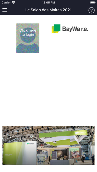 Emulate iPhone app BayWa r.e. iEMOS WindEurope using MyAndroid