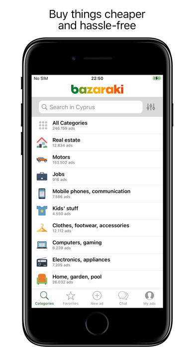 Emulate iPhone app Bazaraki using MyAndroid Emulate iPhone app Bazaraki using MyAndroid