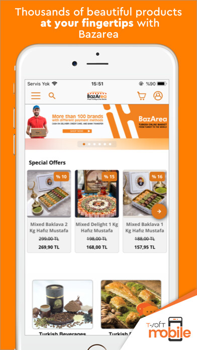 Emulate iPhone app BazArea - بازاريا كوم using MyAndroid Emulate iPhone app BazArea - بازاريا كوم using MyAndroid