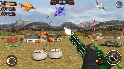 Emulate iPhone app Bazooka Gun Shooting War 3D using MyAndroid Emulate iPhone app Bazooka Gun Shooting War 3D using MyAndroid