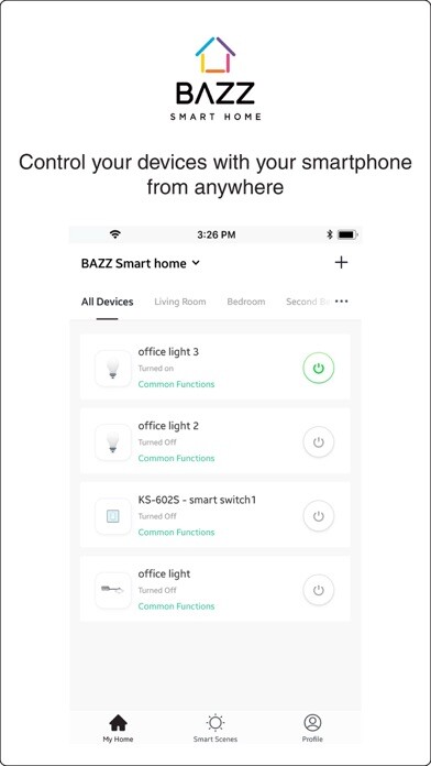Emulate iPhone app BAZZ Smart Home using MyAndroid Emulate iPhone app BAZZ Smart Home using MyAndroid