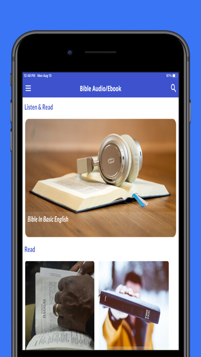 Emulate iPhone app BBE Basic English Bible using MyAndroid Emulate iPhone app BBE Basic English Bible using MyAndroid