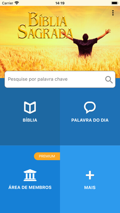Emulate iPhone app Bíblia Sagrada Mobidic using MyAndroid