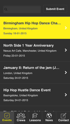 Emulate Android APK BBoy Jams - Events Training Emulate Android APK BBoy Jams - Events Training