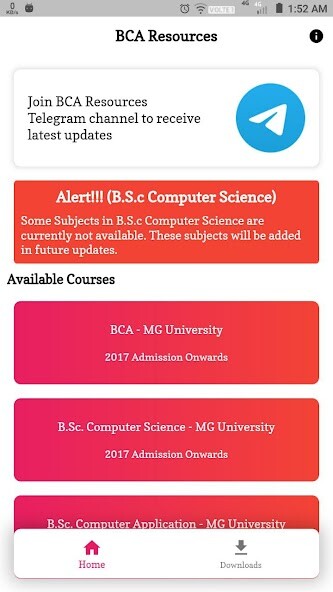 Run android online APK BCA Resources (MGU Kerala) from MyAndroid or emulate BCA Resources (MGU Kerala) using MyAndroid