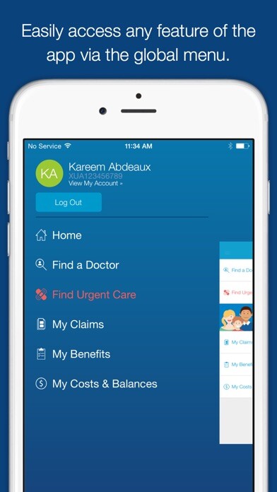 Emulate iPhone app BCBSLA using MyAndroid