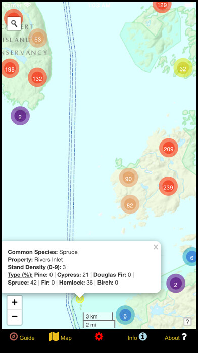 Emulate iPhone app BC Coast Mushroom Forager using MyAndroid