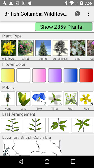 Run android online APK BC Wildflowers from MyAndroid or emulate BC Wildflowers using MyAndroid