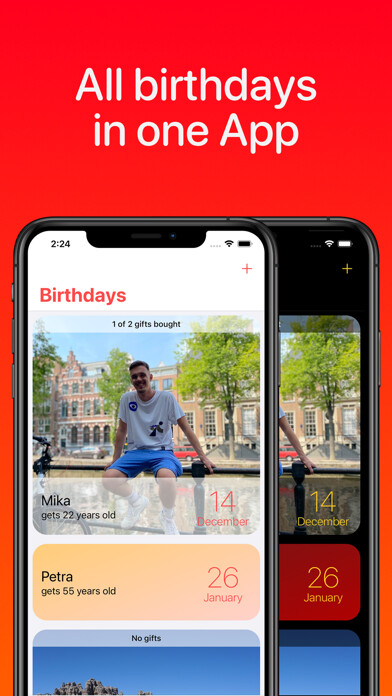 Emulate iPhone app BDayz: Birthday Reminder using MyAndroid Emulate iPhone app BDayz: Birthday Reminder using MyAndroid