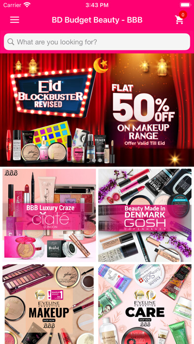 Emulate iPhone app BD Budget Beauty - BBB using MyAndroid Emulate iPhone app BD Budget Beauty - BBB using MyAndroid