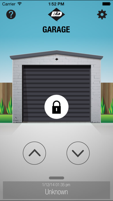 Emulate iPhone app B&D Controll-A-Door using MyAndroid