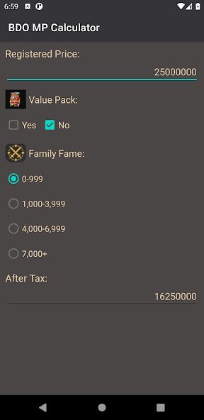 Run android online APK BDO Marketplace Calculator from MyAndroid or emulate BDO Marketplace Calculator using MyAndroid