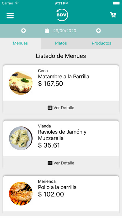 Emulate iPhone app BDV - Bienvenidos de Vuelta using MyAndroid