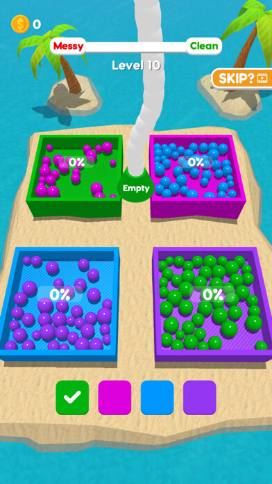 Emulate iPhone app Beach Clean Up using MyAndroid