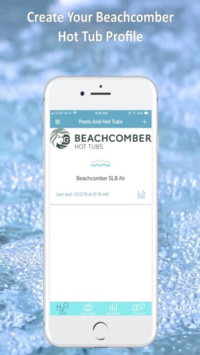 Emulate iPhone app Beachcomber H2OCHK using MyAndroid