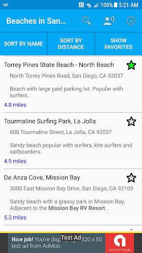 Emulate Android APK Beaches in San Diego CA