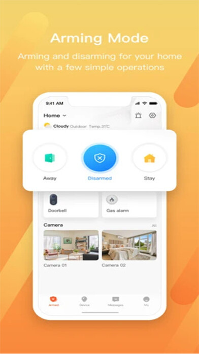 Emulate iPhone app Beach House Secure using MyAndroid