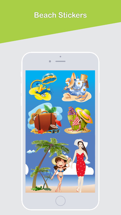 Emulate iPhone app Beach Lover Stickers using MyAndroid Emulate iPhone app Beach Lover Stickers using MyAndroid