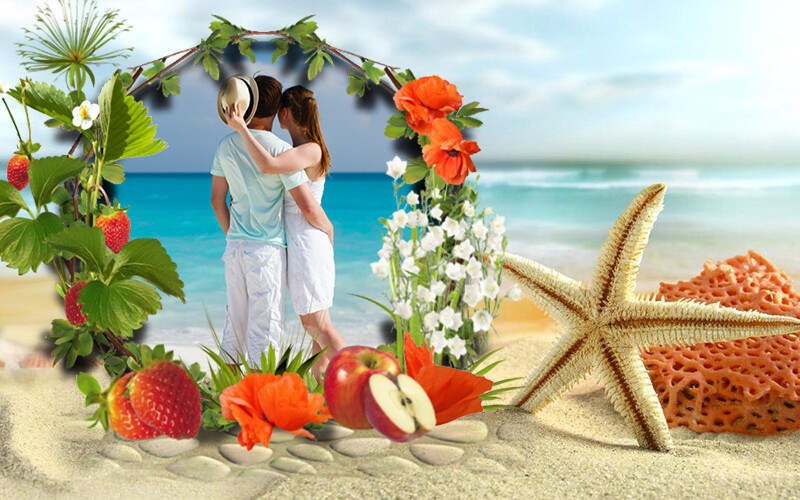 Emulate Android APK Beach Photo Frames Editor