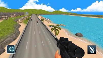 Emulate iPhone app Beach Sniper Commando using MyAndroid