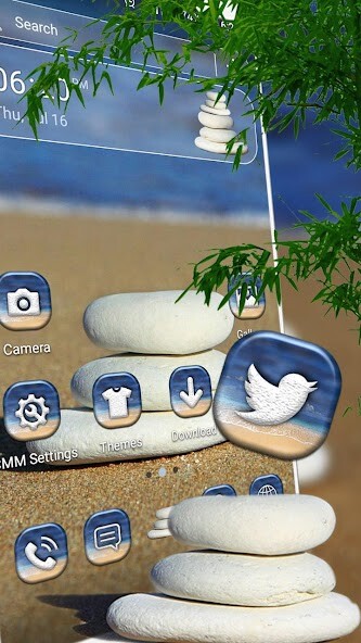Run android online APK Beach Stone Launcher Theme from MyAndroid or emulate Beach Stone Launcher Theme using MyAndroid