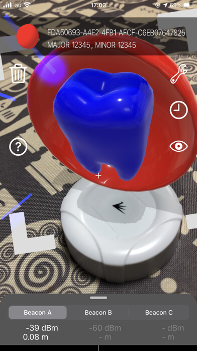 Emulate iPhone app Beacon AR using MyAndroid