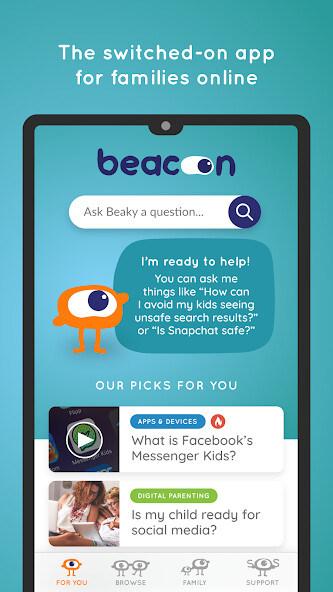 Run android online APK Beacon: Cyber Safety from MyAndroid or emulate Beacon: Cyber Safety using MyAndroid