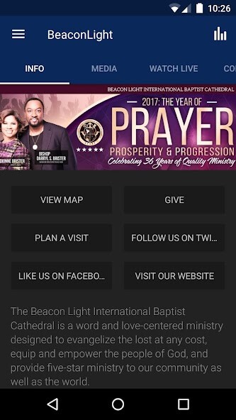 Run android online APK Beacon Light App from MyAndroid or emulate Beacon Light App using MyAndroid