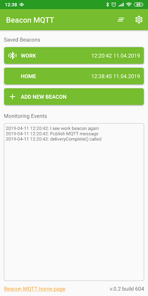 Run android online APK Beacon MQTT from MyAndroid or emulate Beacon MQTT using MyAndroid