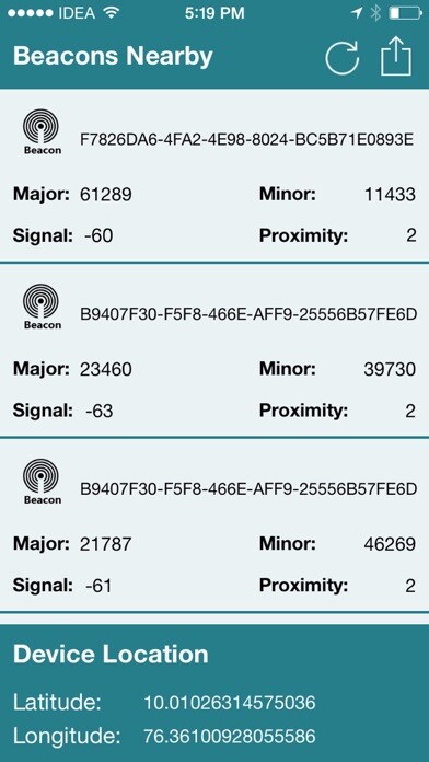 Emulate iPhone app BeaconSpotter using MyAndroid Emulate iPhone app BeaconSpotter using MyAndroid