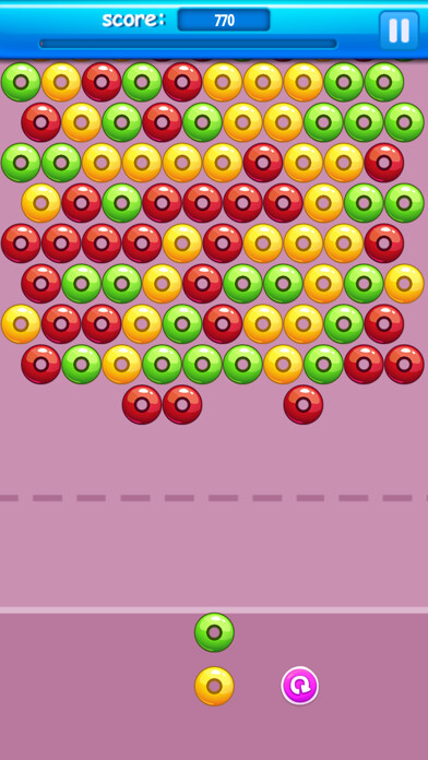 Emulate iPhone app Beads Shoot - bubble blast using MyAndroid