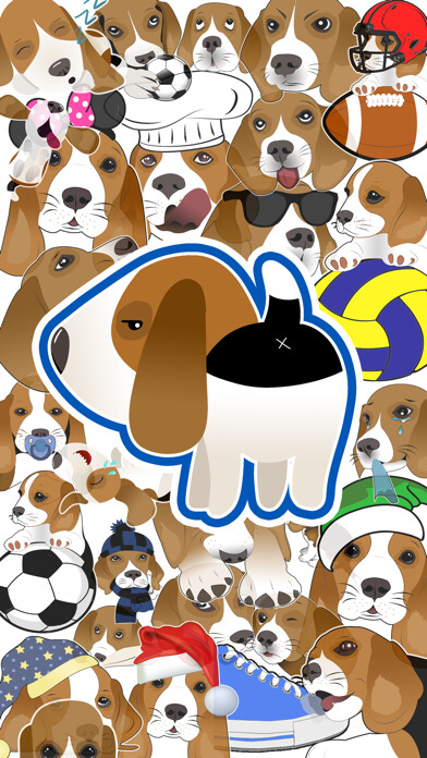 Emulate iPhone app Beagle Bruno Stickers using MyAndroid Emulate iPhone app Beagle Bruno Stickers using MyAndroid