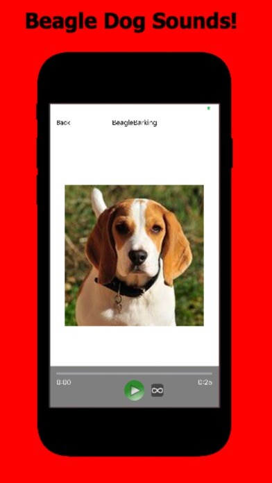 Emulate iPhone app Beagle Sounds & Dog Sounds! using MyAndroid