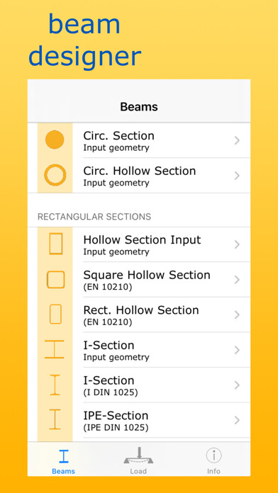 Emulate iPhone app Beam Designer using MyAndroid Emulate iPhone app Beam Designer using MyAndroid