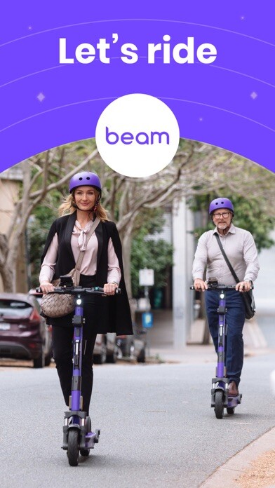 Emulate iPhone app Beam - Escooter Sharing using MyAndroid