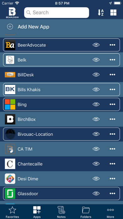 Emulate iPhone app BeanLogin using MyAndroid