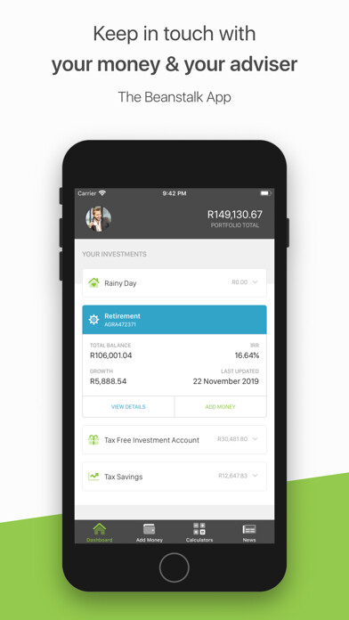 Emulate iPhone app Beanstalk Online Investments using MyAndroid Emulate iPhone app Beanstalk Online Investments using MyAndroid