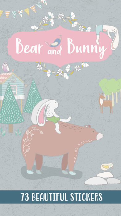 Emulate iPhone app Bear and Bunny - Sticker Pack using MyAndroid Emulate iPhone app Bear and Bunny - Sticker Pack using MyAndroid