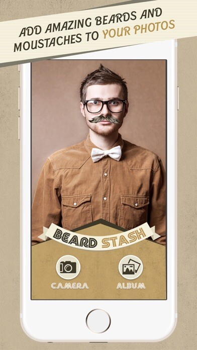 Emulate iPhone app Beard Stash Free - Funny Mustache Pic & Booth Split using MyAndroid Emulate iPhone app Beard Stash Free - Funny Mustache Pic & Booth Split using MyAndroid