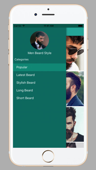 Emulate iPhone app Beard Style Fashion using MyAndroid Emulate iPhone app Beard Style Fashion using MyAndroid