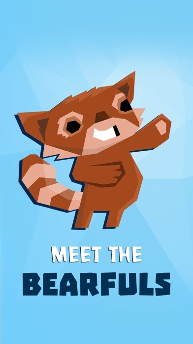 Emulate iPhone app Bearfuls Sticker Pack using MyAndroid